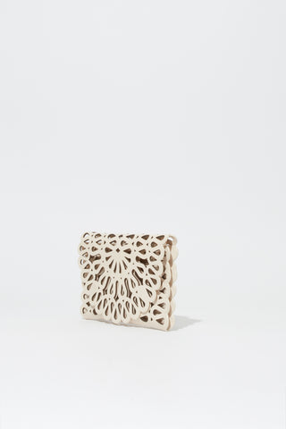 Mccall Laser Cut Leather Clutch