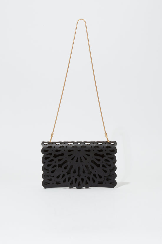 Mccall Laser Cut Leather Clutch