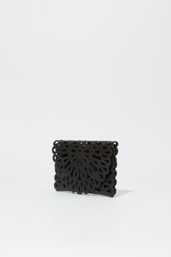 Mccall Laser Cut Leather Clutch