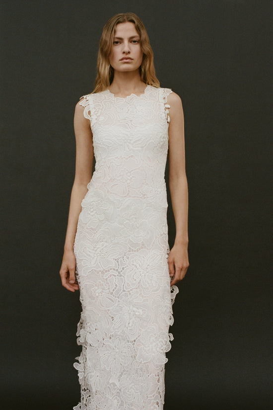 Dahlia Lace Midi Dress