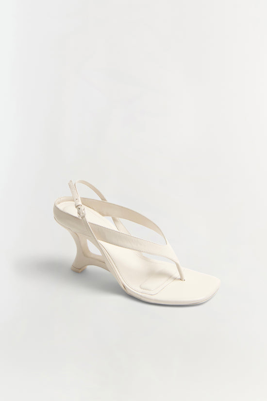 Darya Leather Wedge Thong Sandal