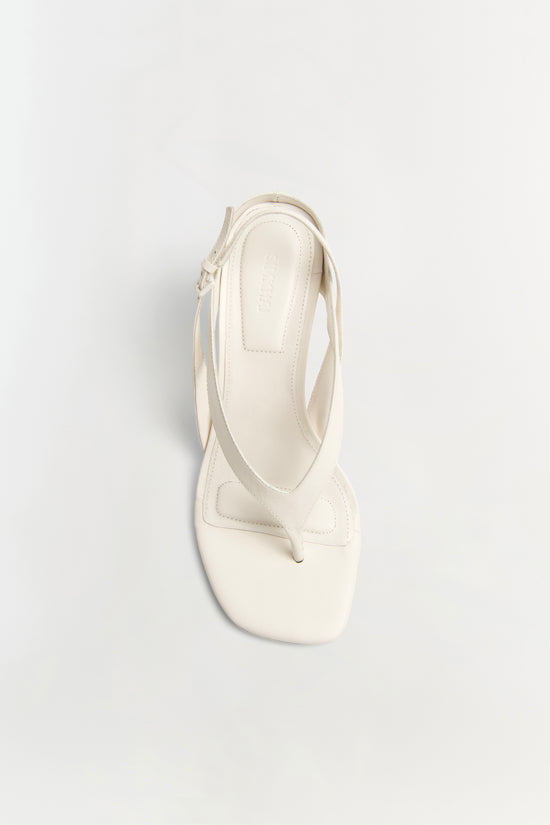 Darya Leather Wedge Thong Sandal