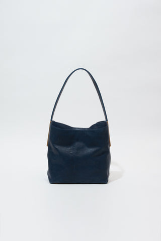 Wynn Sunbleached Leather Bucket Bag