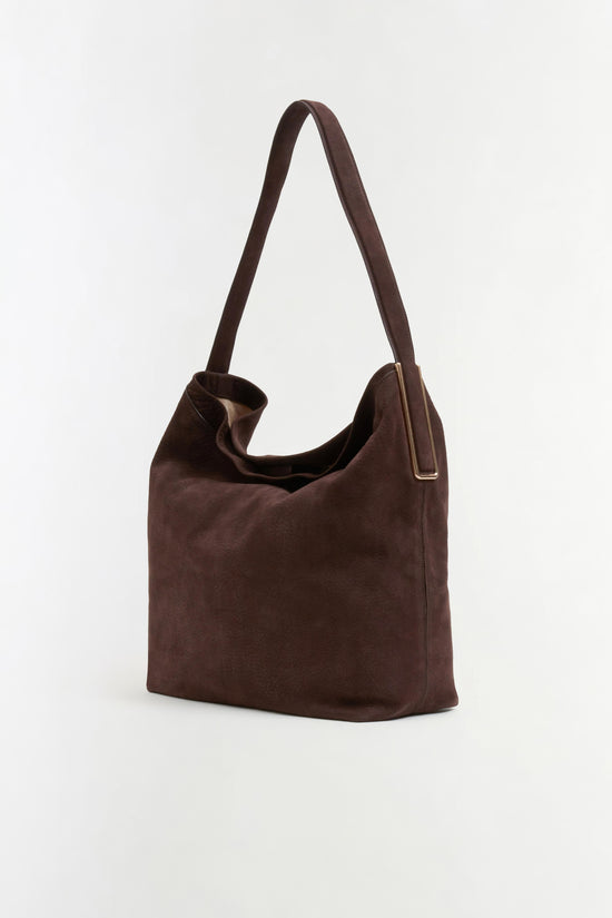 Wynn Nubuck Leather Bucket Bag