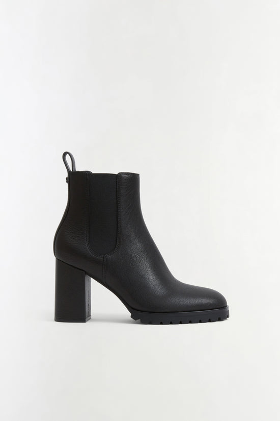 Kayla Leather Heeled Chelsea Boot