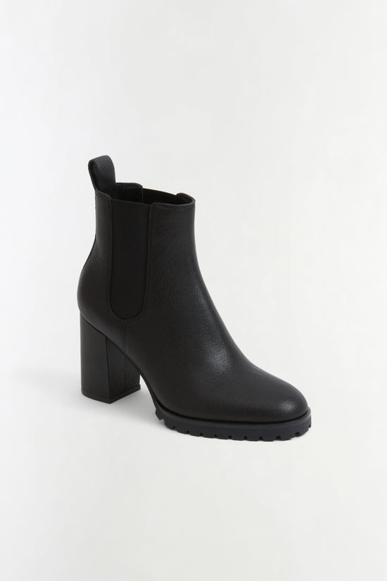 Kayla Leather Heeled Chelsea Boot