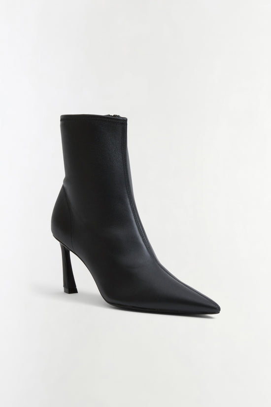 Katya Stretch Leather Ankle Boot