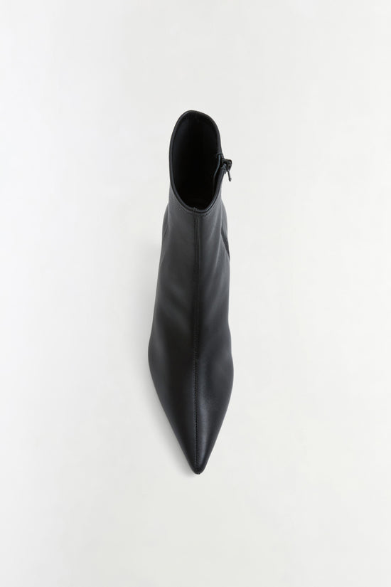 Katya Stretch Leather Ankle Boot