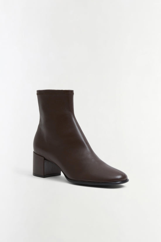 Bianca Stretch Leather Ankle Boot