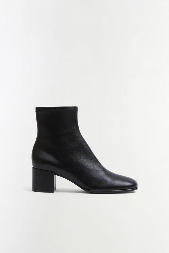 Bianca Stretch Leather Ankle Boot