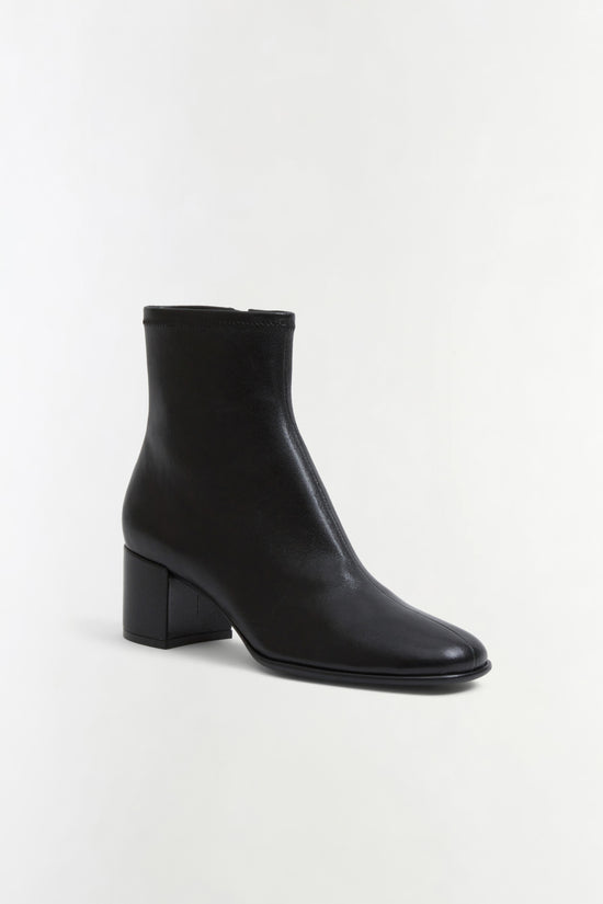 Bianca Stretch Leather Ankle Boot