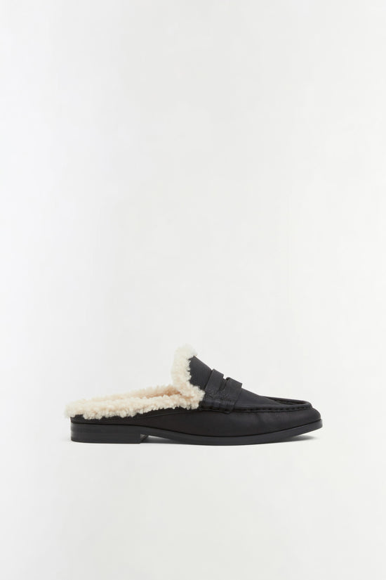 Dean Shearling Loafer Mule