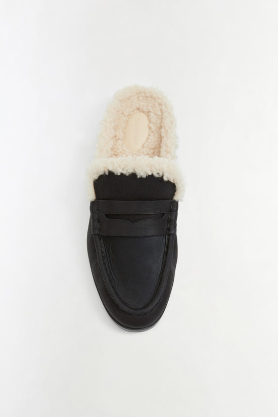 Dean Shearling Loafer Mule