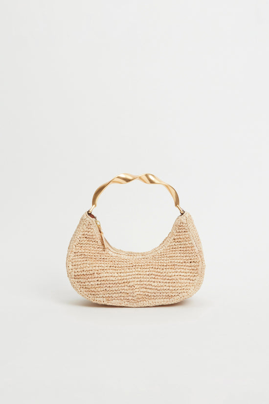 Nixi Raffia Twist Handle Bag