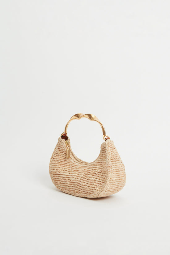 Nixi Raffia Twist Handle Bag