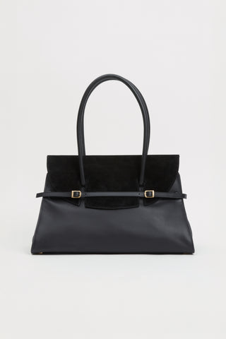 River Suede Shoulder Bag