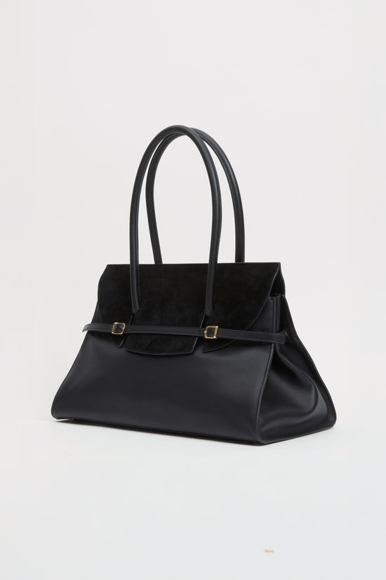 River Suede Shoulder Bag