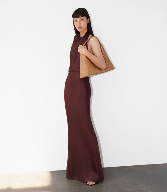 simkhai acacia sleeveless draped midi dress Acacia Sleeveless Midi Dress - Buttercream Yellow