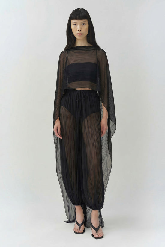 Genoa Crinkle Jersey Cape