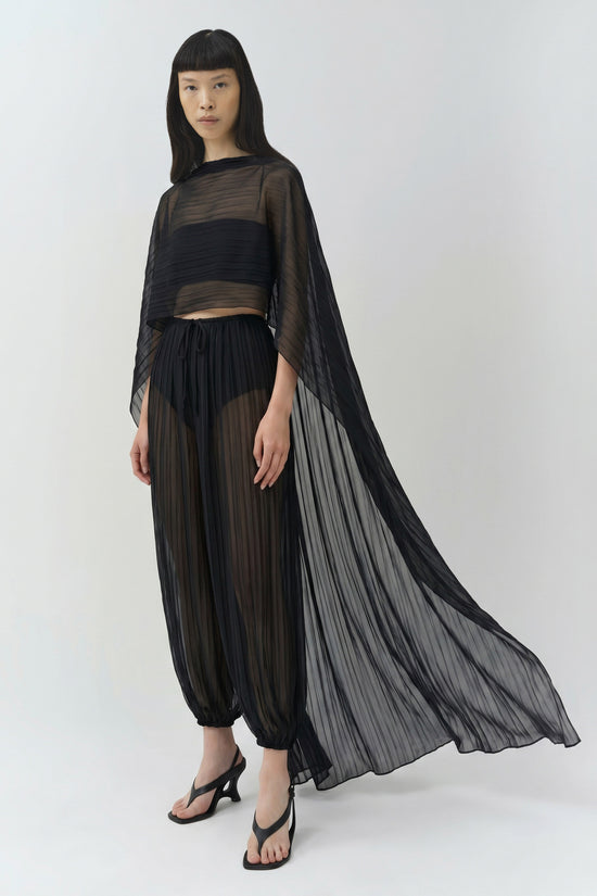 Genoa Crinkle Jersey Cape