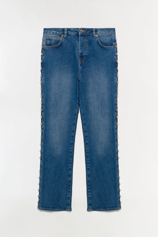 Amelia Studded Denim High Rise