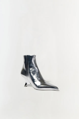 Shadow Metallic Bootie