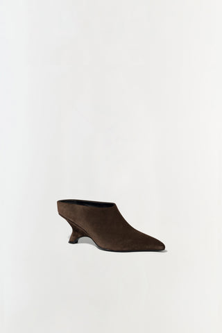 Shadow Suede Mule