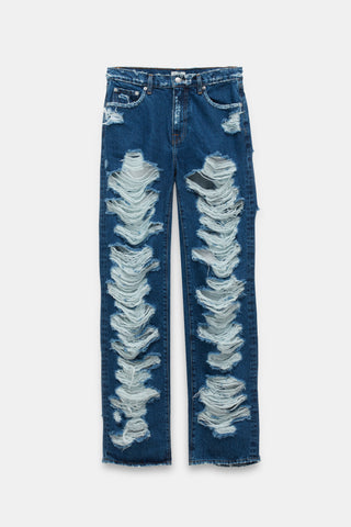 Erie High Waist Distressed Pant