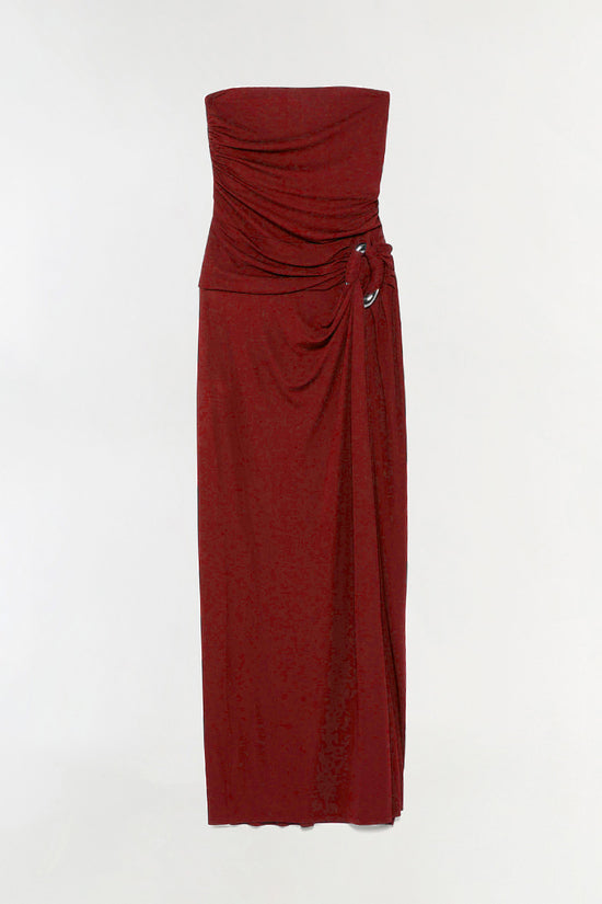 Emma Strapless Jersey Gown