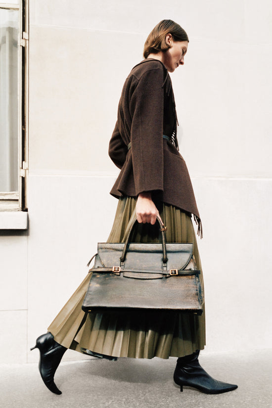 River Leather Weekender Tote