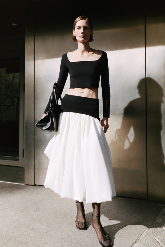 Halstin Knit Cropped Top