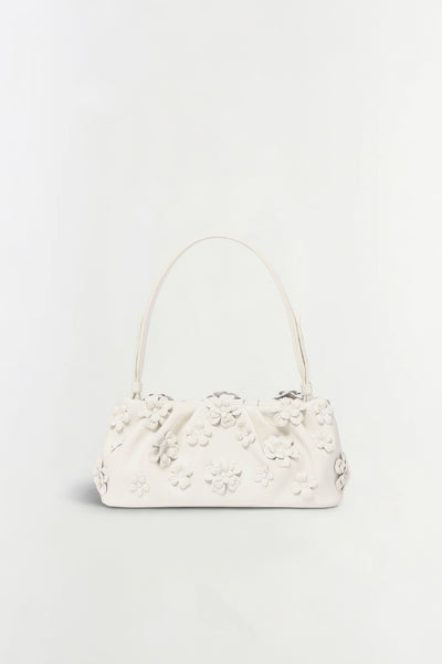 Harlow Leather Flower Shoulder Bag – SIMKHAI