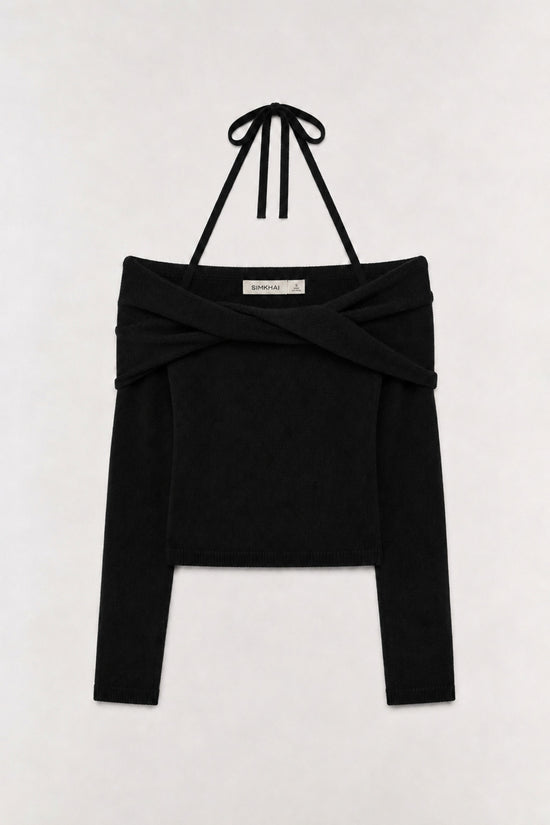 Cambria Off Shoulder Knit Top