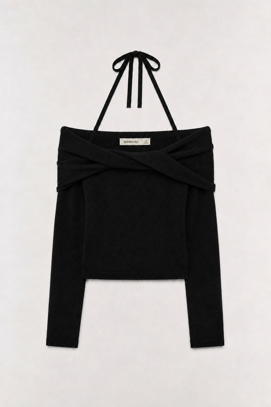 Cambria Off Shoulder Knit Top
