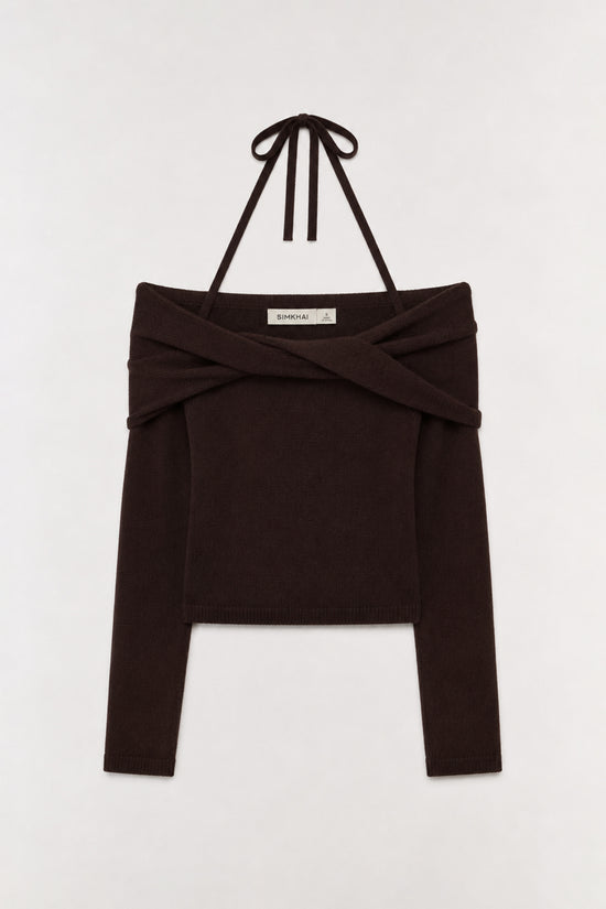 Cambria Off Shoulder Knit Top