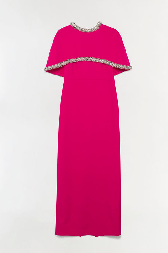 Bellamy Embellished Cape Gown