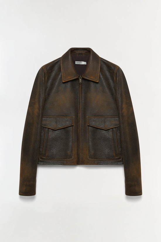 Sage Leather Jacket