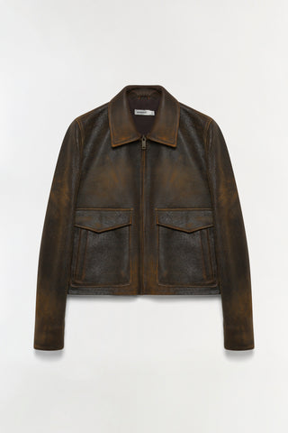Sage Leather Jacket