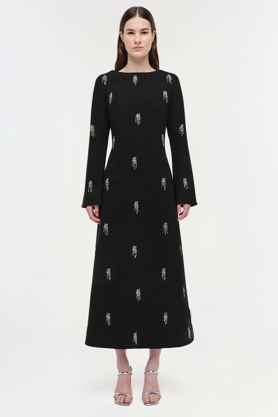 Coretta Embellished Midi Dress
