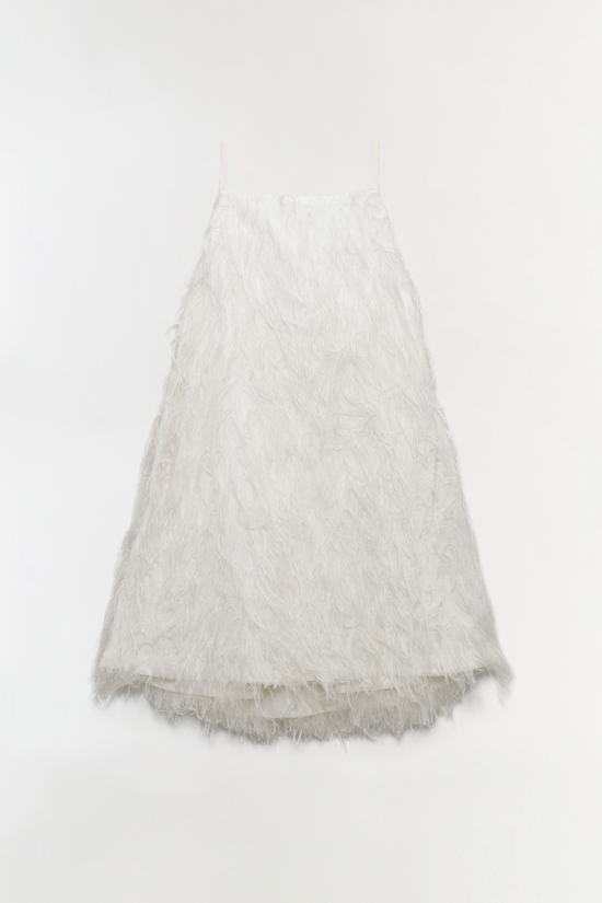 Kalla Fringe Jacquard Mini Dress