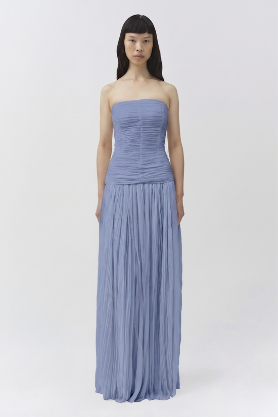 Danielle Crinkle Jersey Bustier Gown
