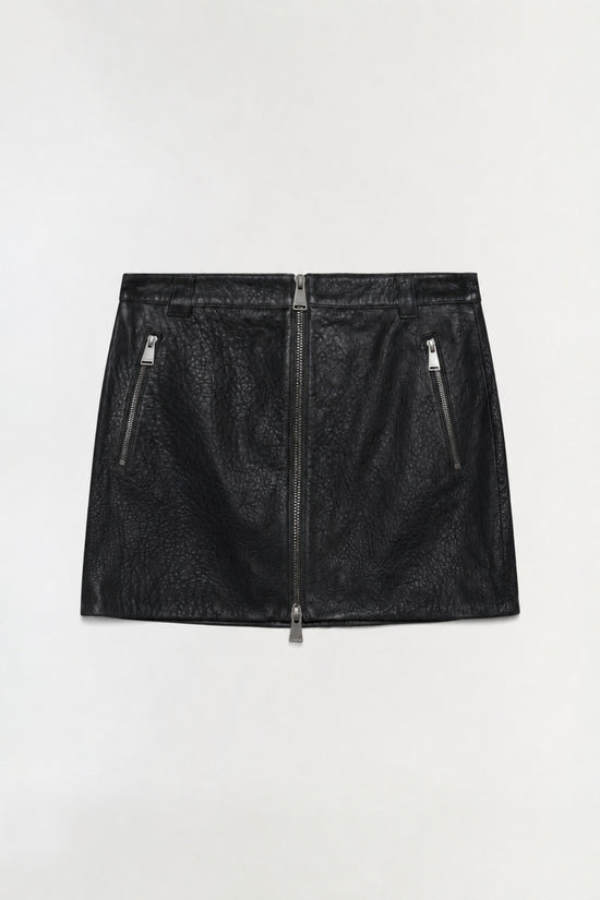 Elina Leather Mini Skirt