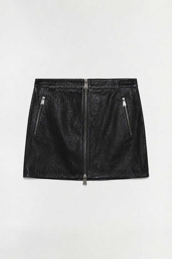 Elina Leather Mini Skirt