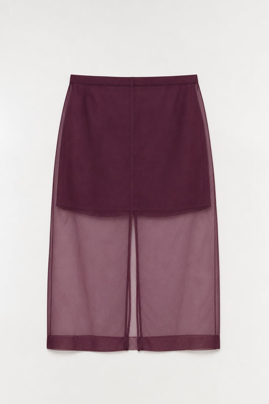 Dana Organza Midi Skirt