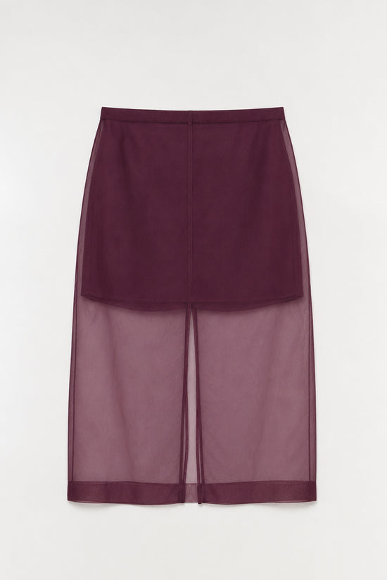 Dana Organza Midi Skirt