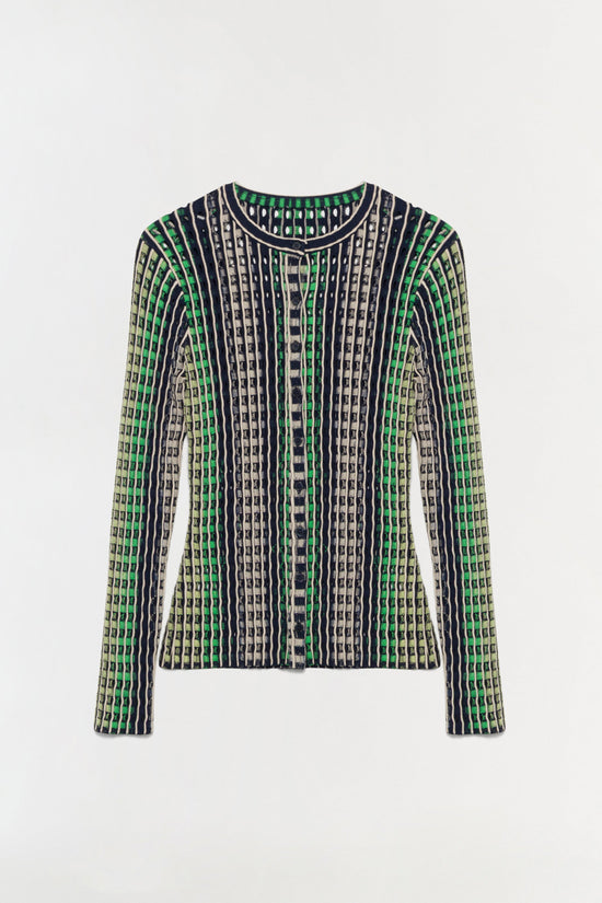 Mabel Eyelet Knit Cardigan