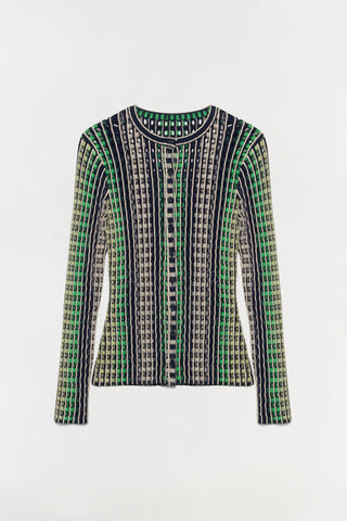 Mabel Eyelet Knit Cardigan