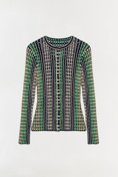 Mabel Eyelet Knit Cardigan – SIMKHAI