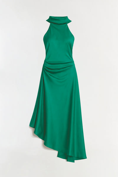 Monica Satin Midi Dress SIMKHAI Monica Satin Midi Dress SIMKHAI