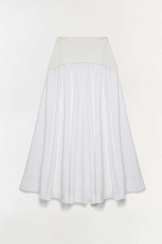 Ovie Knit Cotton Midi Skirt